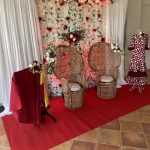 décoration mariage rouge et or