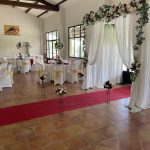 décoration mariage rouge et or