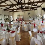 décoration mariage rouge et or