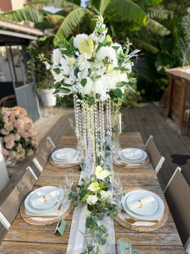 décoration table de mariage